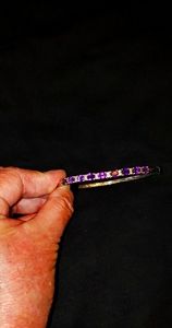 Lusaka Amethyst in SS  bracelet